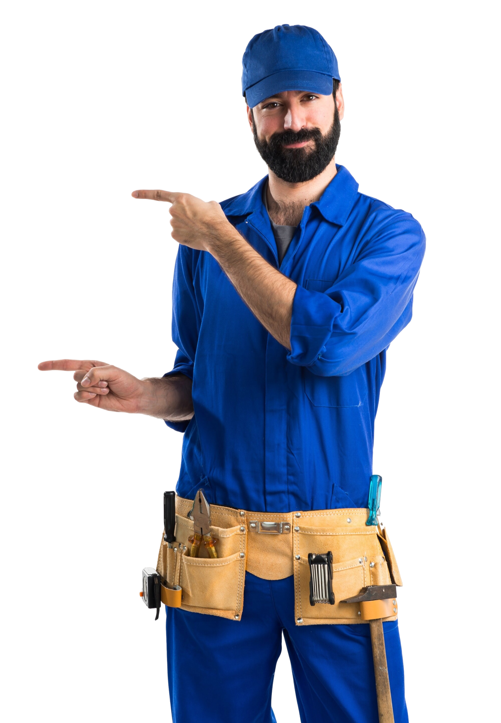 plumber pointing lateral